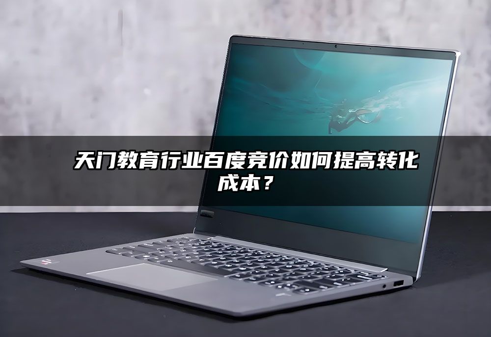 天门教育行业百度竞价如何提高转化成本?